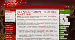 Desktop Screenshot of hraci-automaty-zdarma.com