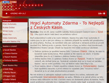 Tablet Screenshot of hraci-automaty-zdarma.com